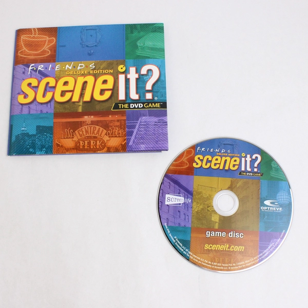 Friends Scene It? Deluxe Edition DVD Trivia Game in Tin Complete