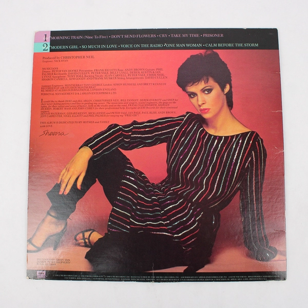 Sheena Easton Self Titled Morning Train 12" Vinyl Record LP