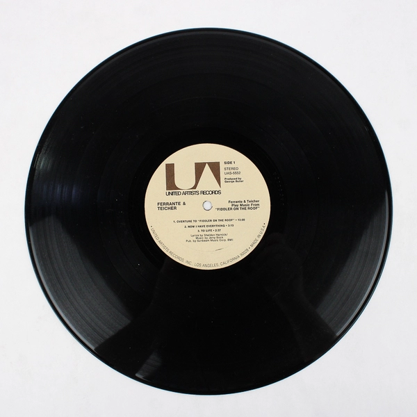 Ferrante & Teicher Fiddler On The Roof Vinyl LP UAS 5552