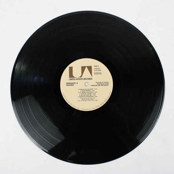 Ferrante & Teicher Fiddler On The Roof Vinyl LP UAS 5552