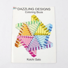 Dazzling Designs Coloring Book by Koichi Sato 1998 Paperback Unused