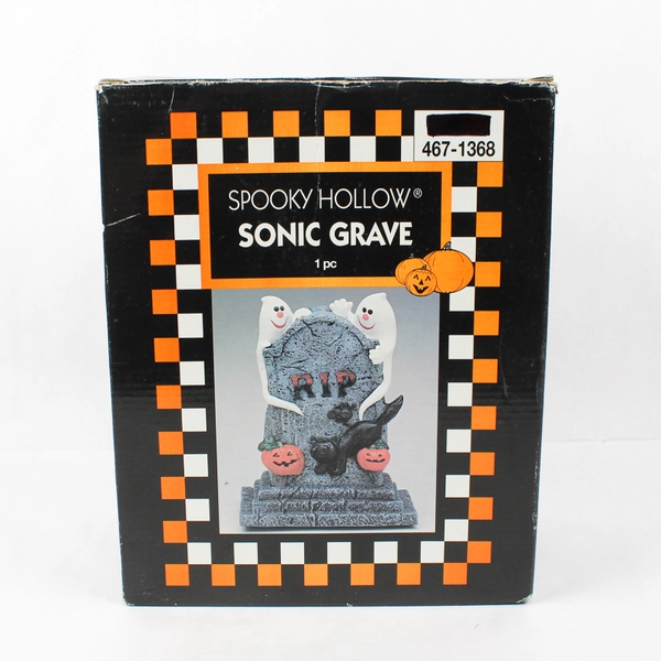 Vtg Joanns Spooky Hollow Sonic Grave Sound Sensor Control 1999 Decoration
