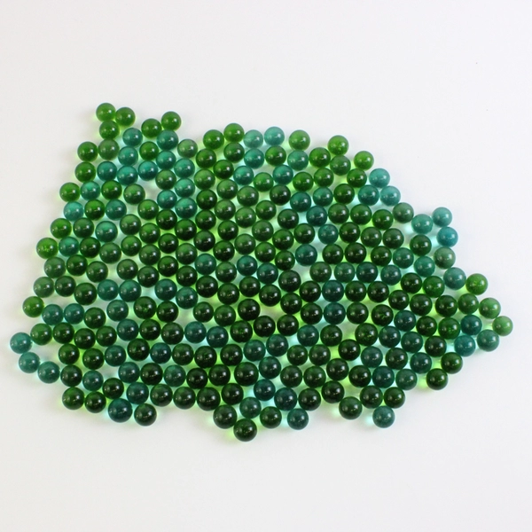 200 Count Green Glass Marbles Plant Pot Vase Fillers