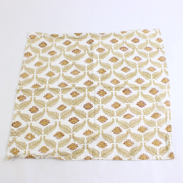 Set of 4 Danica Heirloom 100% Cotton Patterned Dinner Napkins