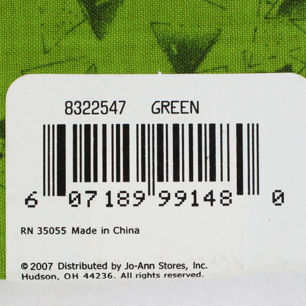 Lot of 2 Jo-Ann 100% Cotton Fabric Quarters 18" x 22"