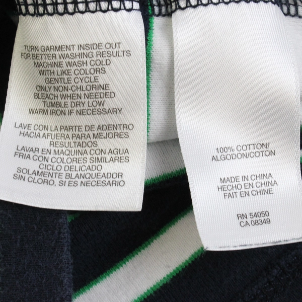 Jones New York Signature Small Blue White Green Striped Pullover Sweater