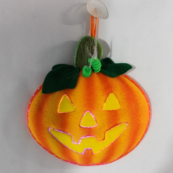 Avon Glowing/Light-up Window Decor Carved Pumpkin Halloween Accent