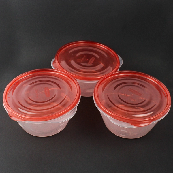 Set of 3 Rubbermaid TakeAlongs 1.4 Liter Food Storage Containers 7B04 