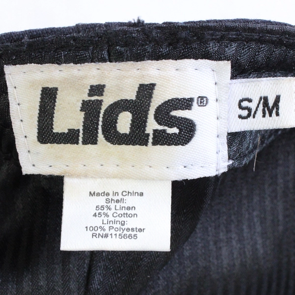 Lids Solid Black Duckbill Cap Embroidered W/ Miller & Scottish Flag Size S/M