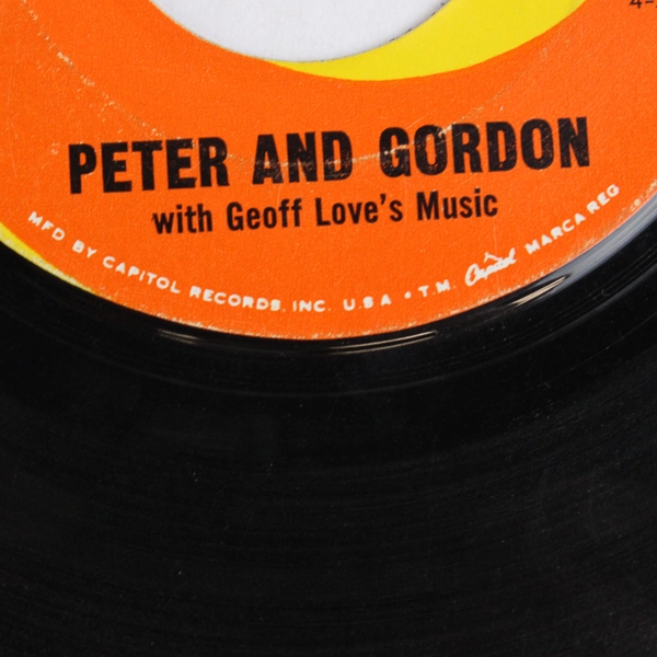 Peter and Gordon A World Without Love 7" 45 RPM Capitol Records