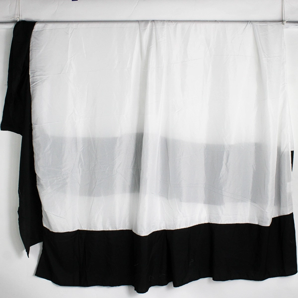 Chic Home Design Black Double/Full Bed Skirt