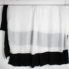 Chic Home Design Black Double/Full Bed Skirt