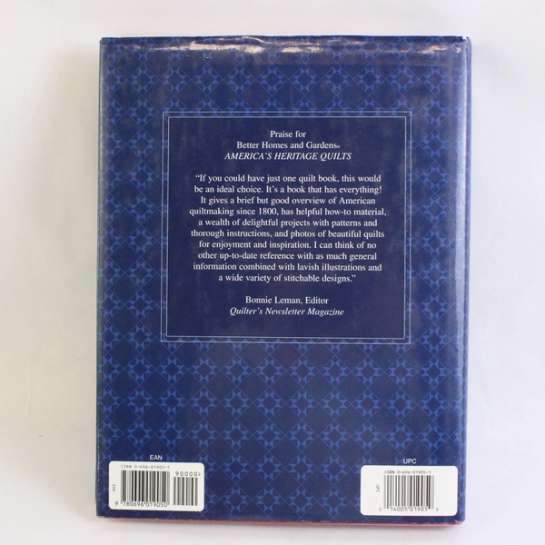 Better Homes and Gardens America's Heritage Quilts 1991 Hardcover Dust Jacket