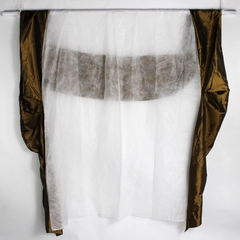 Nanshing Shimmery Brown Twin Bed Skirt 13.5" Drop