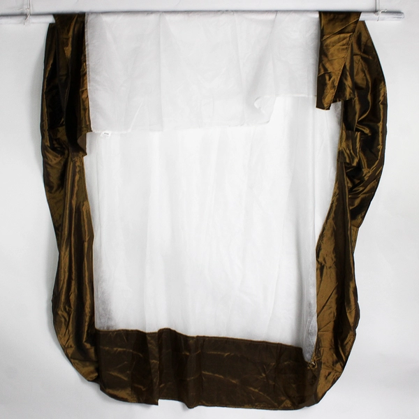 Nanshing Shimmery Brown Twin Bed Skirt 13.5" Drop