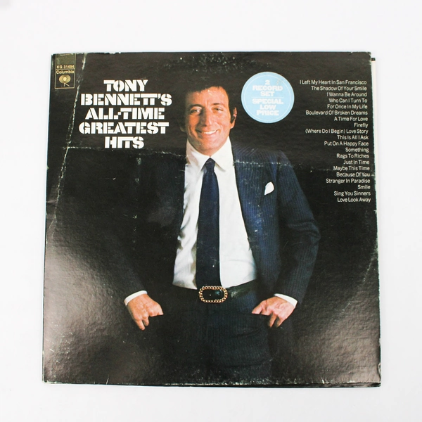 Tony Bennett's All-Time Greatest Hits 2 LP Vinyl Gatefold 1972 Columbia Records