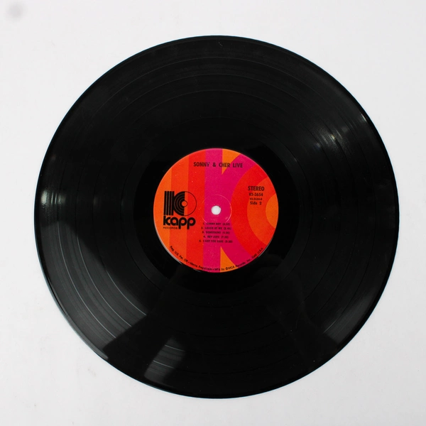 Sonny & Cher Live 1971 LP Album Kapp Records Gatefold KS 3654