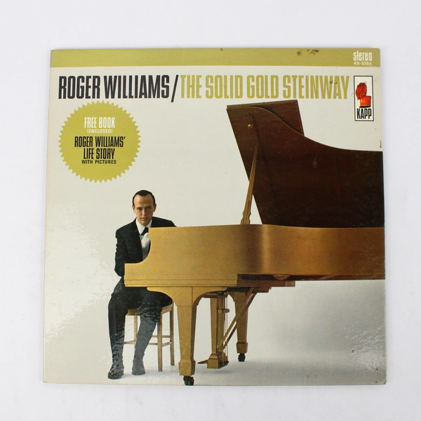 Roger Williams The Solid Gold Steinway Vinyl Record LP Vintage 1964 Jazz