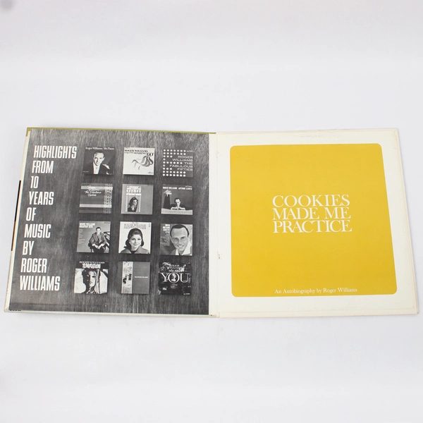 Roger Williams The Solid Gold Steinway Vinyl Record LP Vintage 1964 Jazz