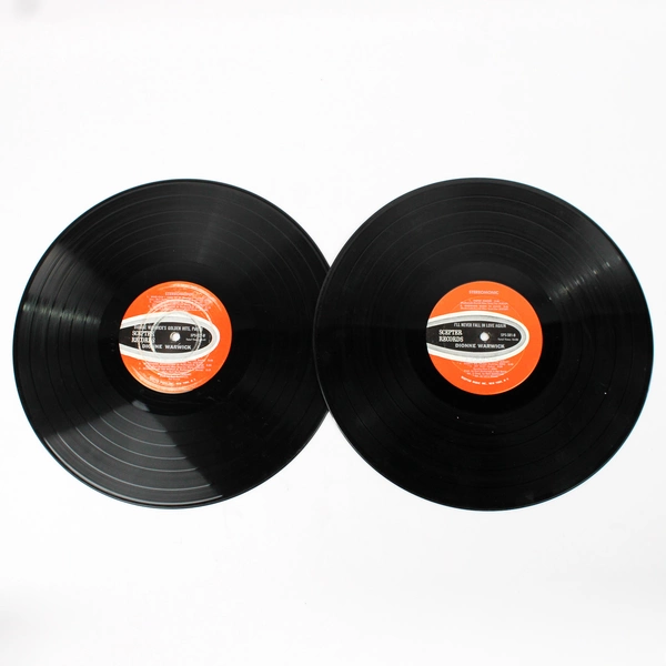 Lot of 2 Dionne Warwick I'll Never Fall In Love Again Golden Hits Vinyl Records