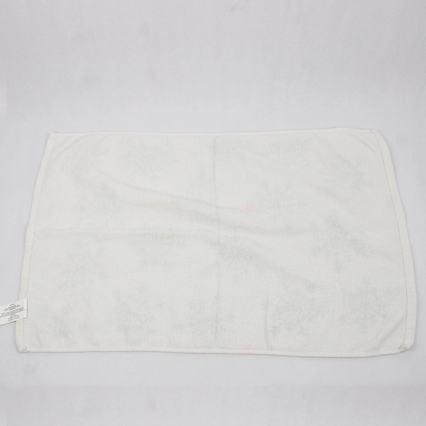 Lot Of 2 Matching St. Nicholas Square Dish Towels White Snowflakes 16" x 25"