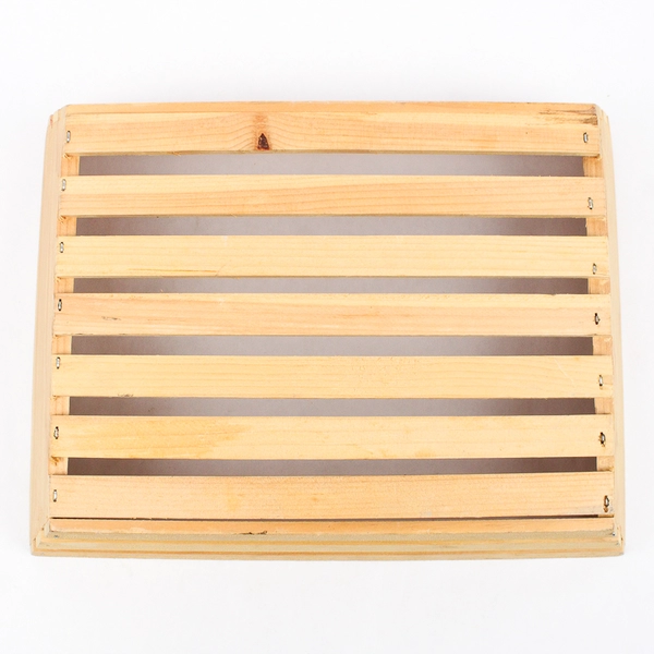 Unbranded Solid Wood Simple Plain Decorative Tray 3.25" Tall 10.5" x 14"