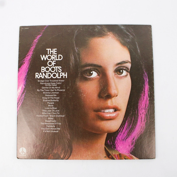 The World of Boots Randolph - A 1971 Double Vinyl LP Album - Monument Records