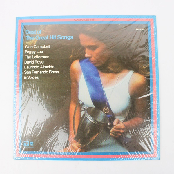 Collector's Best Peggy Lee & The Letterman Vinyl 12" Classic Hit Songs LP