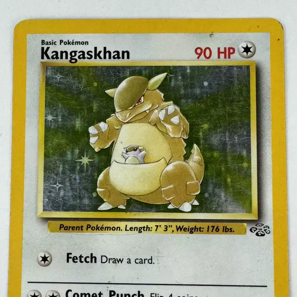 Kangaskhan Holo Pokemon Card Jungle Set 5/64 WOTC 1999 Vintage LP Collectible