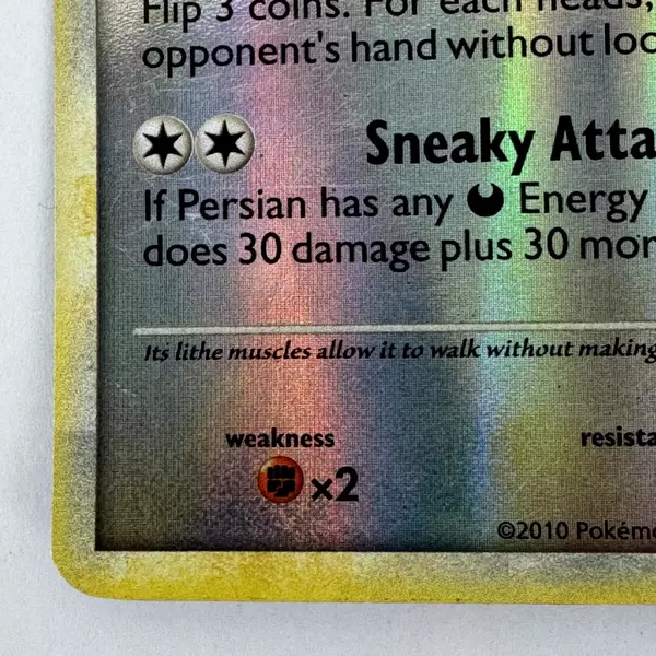 Persian 27/123 HGSS HeartGold Soulsilver Common Pokémon NM