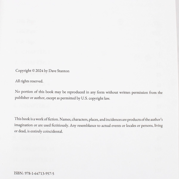 The Last Boundary by Dave Stanton A Dan Reno Novel 2024 Paperback