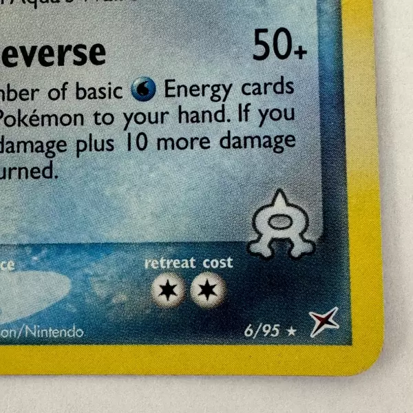 Pokemon Card Team Aqua's Walrein EX 6/95 Holo Rare LP Team Magma vs Team Aqua