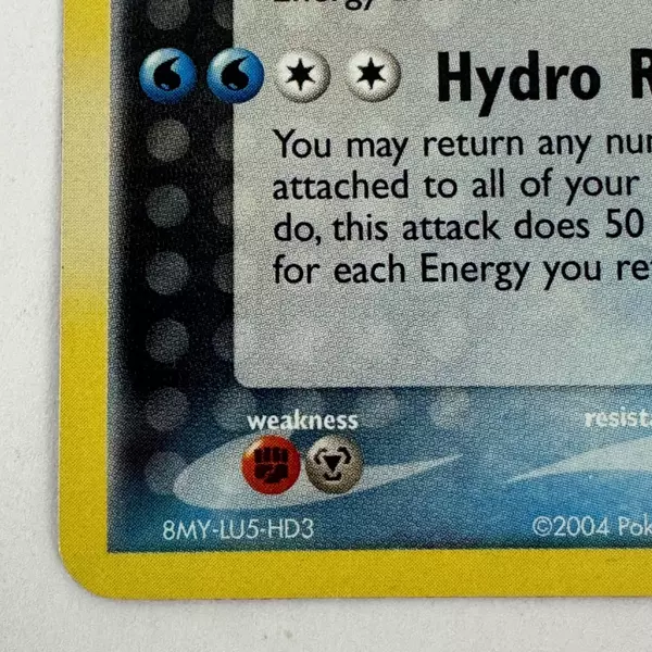 Pokemon Card Team Aqua's Walrein EX 6/95 Holo Rare LP Team Magma vs Team Aqua