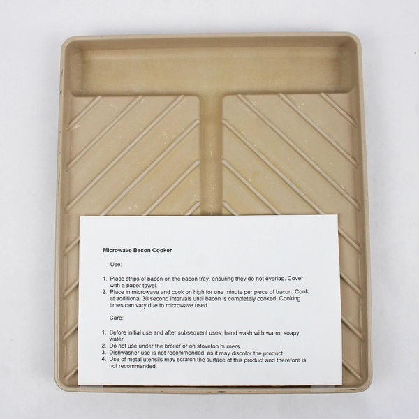 Vintage Anchor Hocking MicroWare Microwave Bacon Cooking Rack/Tray PM 469-TI