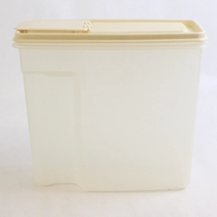 Vintage Rubbermaid Servin' Saver #0091 Cereal Keeper 13 Cups Almond Lid