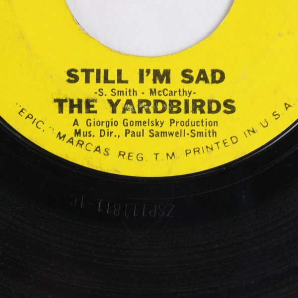 The Yardbirds I'm a Man Still I'm Sad Vinyl 7" 45RPM 1965 Epic 5-9857