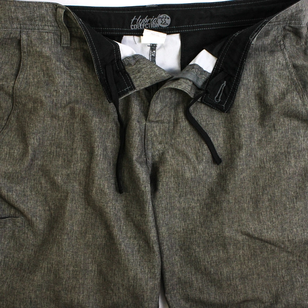 Hybrid Collection Men's Gray Swimming Trunks Size 34