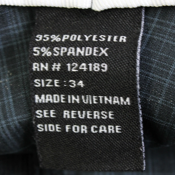 Kirkland Signature Men's Moisture Wicking Pleated Golf Plaid Shorts Navy[ 34]