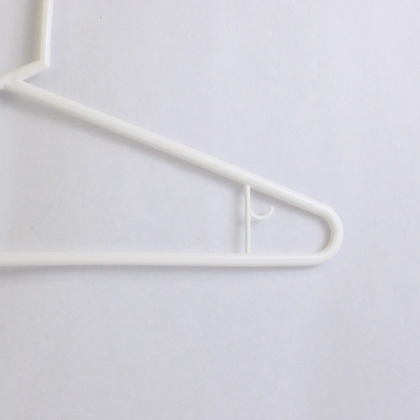 Lot of 10 Opaque White Shirts and Bottoms Clothes Hangers