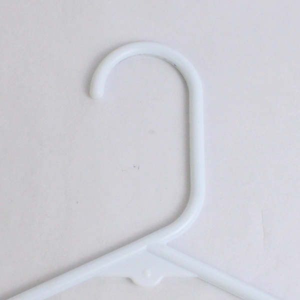 Lot of 10 Opaque White Shirts & Bottoms Clothes Hangers