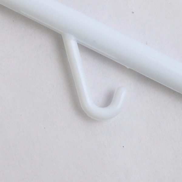 Lot of 10 Opaque White Shirts & Bottoms Clothes Hangers