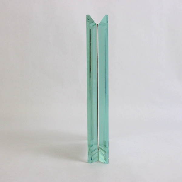 Minimalist Clear Glass Desktop Picture Frame 4" x 6" Photos