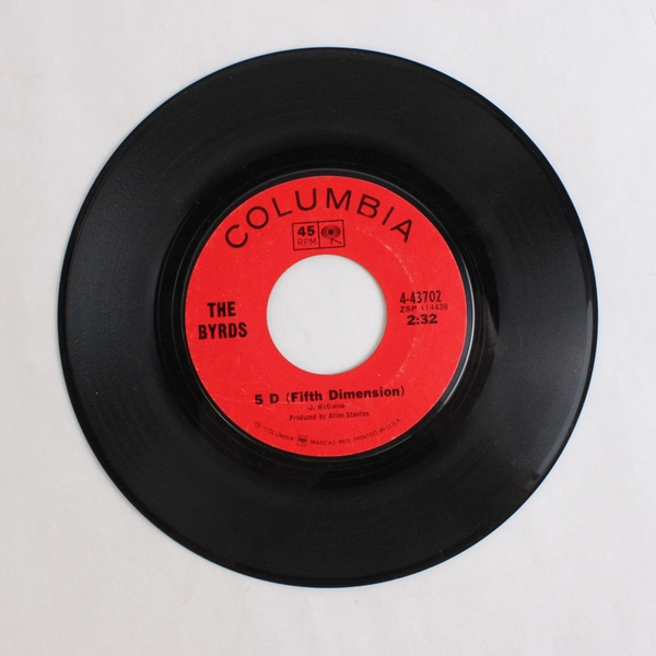 The Byrds 5 D Fifth Dimension Captain Soul 45 RPM 7" Record Columbia