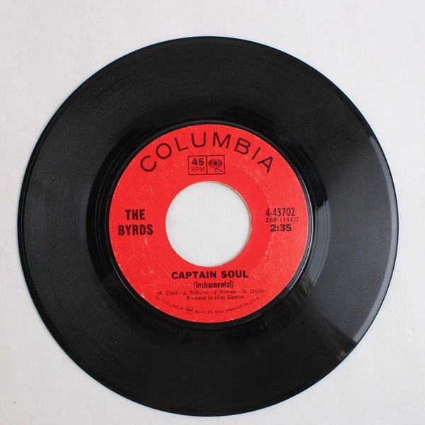 The Byrds 5 D Fifth Dimension Captain Soul 45 RPM 7" Record Columbia