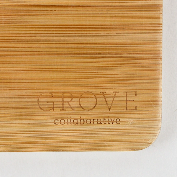 Grove Collaborative Solid Bamboo Prep Board 10.3" x 7.5" x 0.5"