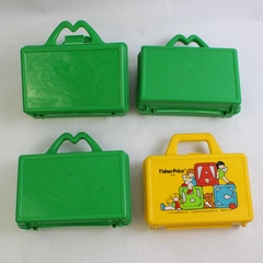 Lot of 4 Vintage McDonald's Happy Meal On the Go Lunch Box Pencil Cases 1980s