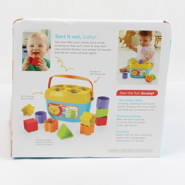 Fisher-Price Baby's First Blocks Kid's Toy New