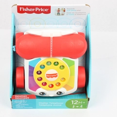 Fisher-Price Toddler Pull Toy Chatter Telephone Pretend Phone w/ Rotary Dial NEW