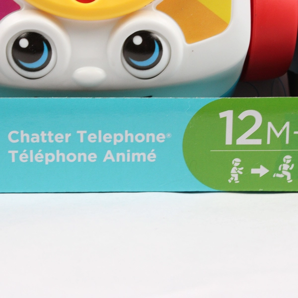 Fisher-Price Toddler Pull Toy Chatter Telephone Pretend Phone w/ Rotary Dial NEW