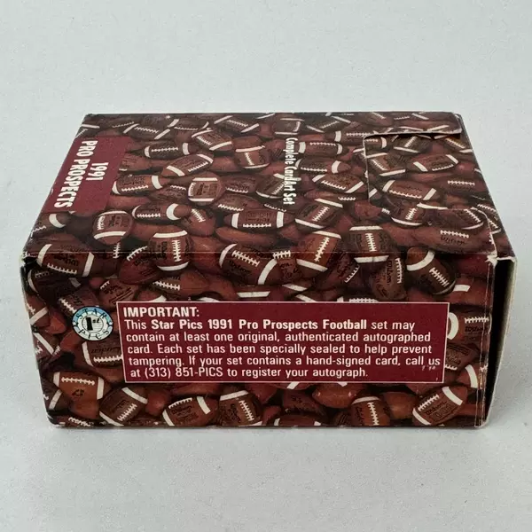 1991 Star Pics Football Set Pro Prospects Complete Set